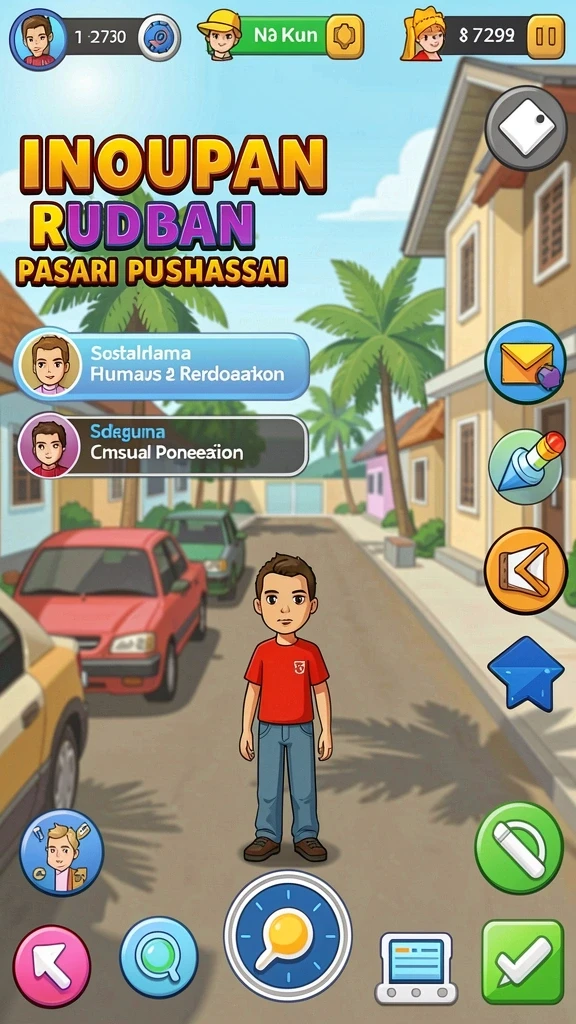 Karakter utama yang menarik dan penuh warna.