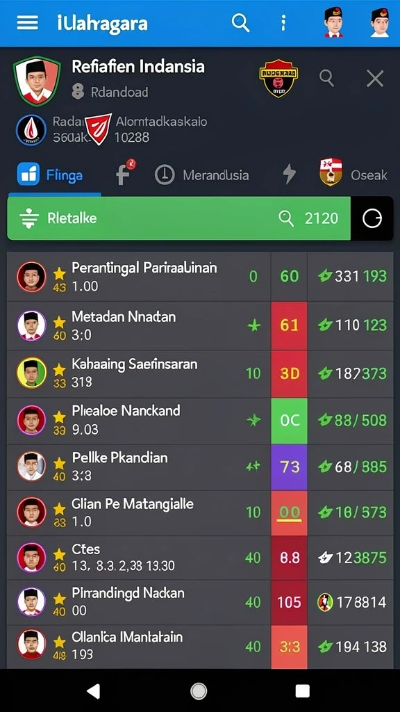 Tampilan antarmuka pengguna yang intuitif dan menarik.
