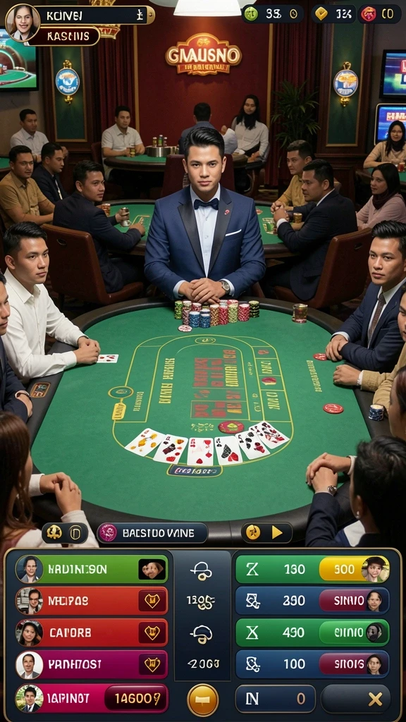 Tampilan grafis yang menawan di dunia permainan.