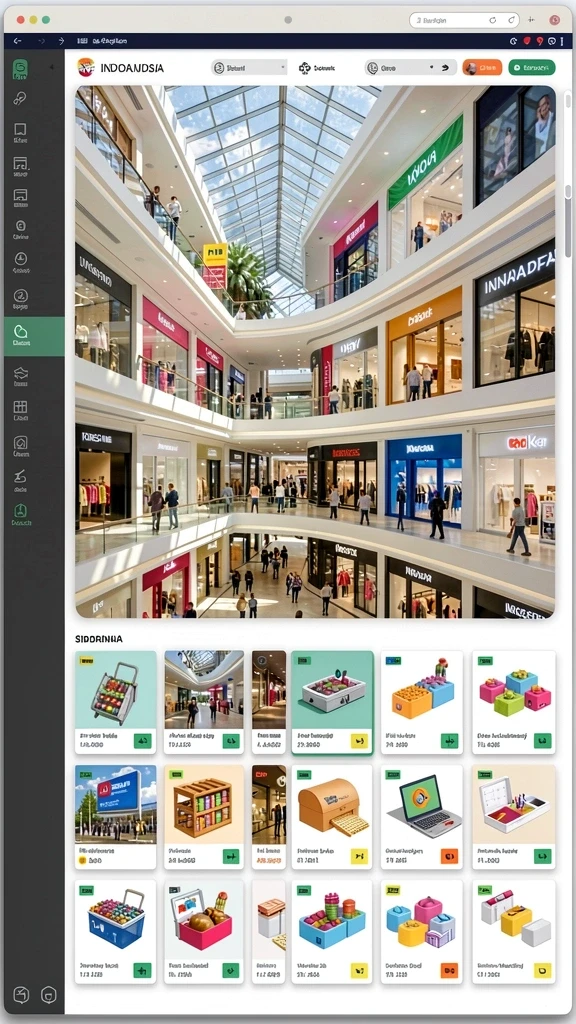 Berinteraksi dengan pemain lain di dunia virtual.
