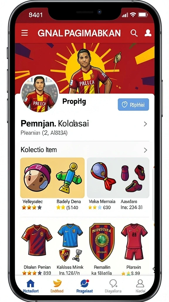 Fitur komunitas yang memungkinkan interaksi antar pemain.