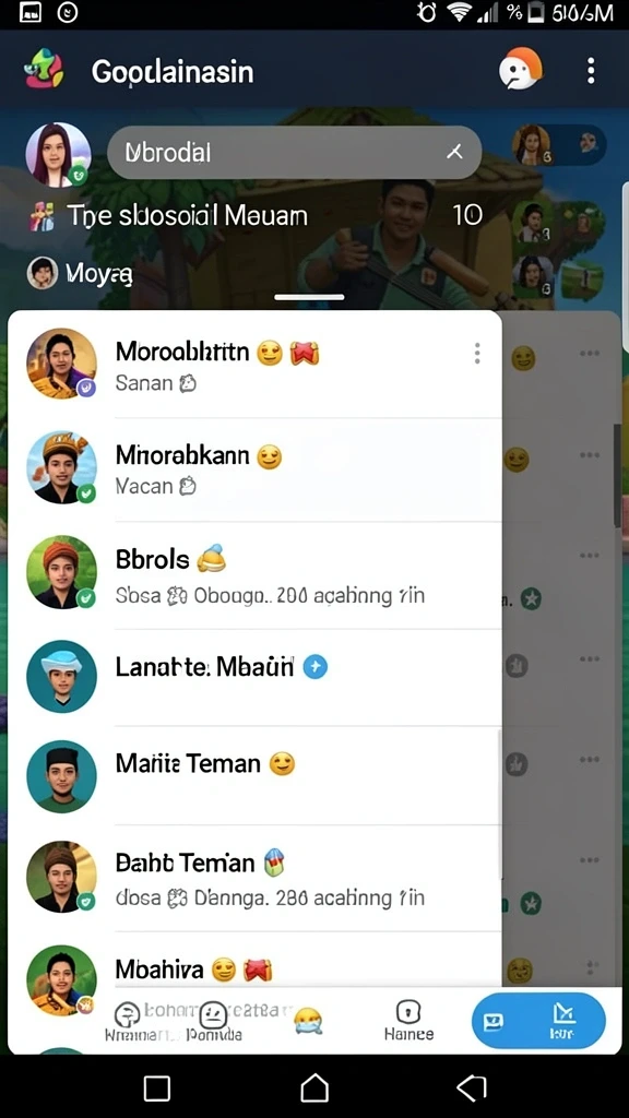 Bermain poker dengan pemain dari seluruh Indonesia.