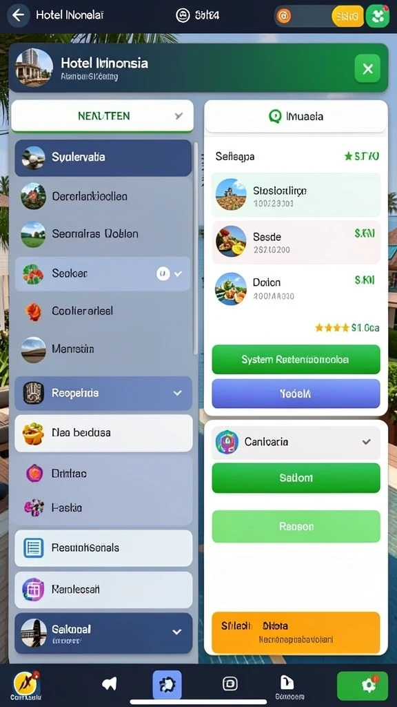 Fitur interaksi pengguna yang memungkinkan chat antar pemain.