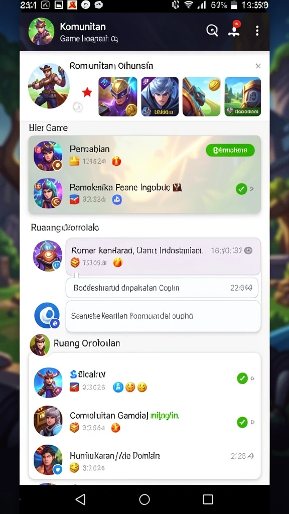 Tampilan awal yang menakjubkan dari permainan.