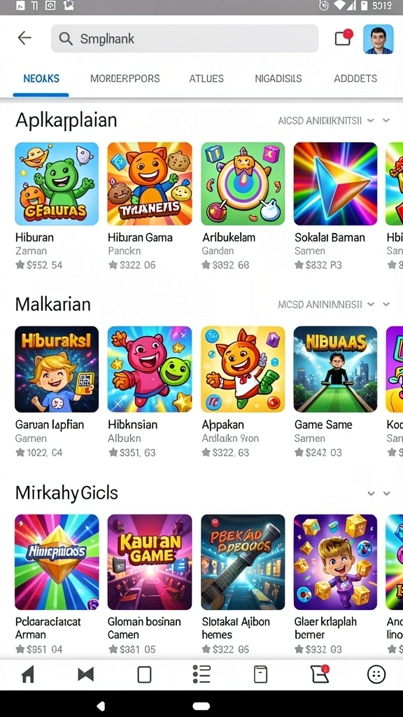 Beragam pilihan permainan yang seru dan menghibur.