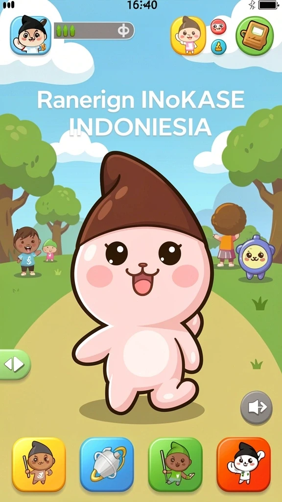 Karakter-karakter unik dan menarik.