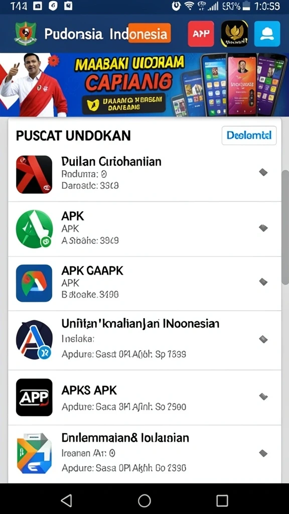 Screenshot menunjukkan karakter unik dalam permainan.