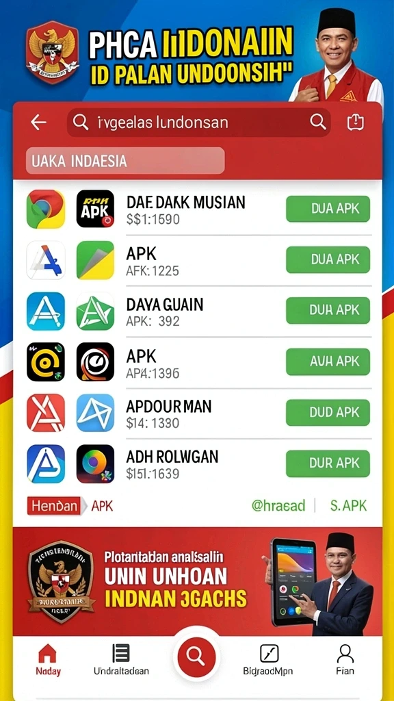 Kolom permainan dengan banyak pilihan menarik.