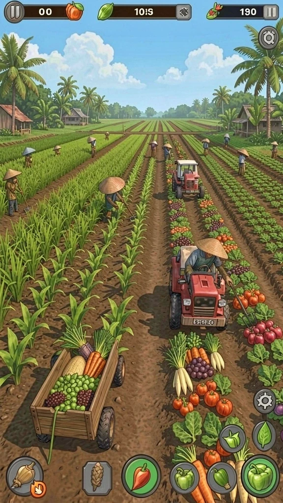 Karakter-karakter unik yang bisa dimainkan.