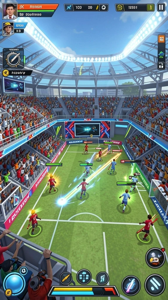 Screenshot dari level yang menantang dan menarik.