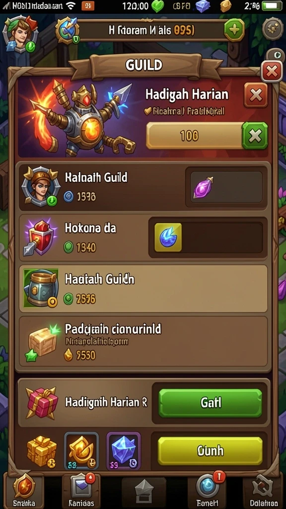 Berbagai permainan slot dengan tema menarik.