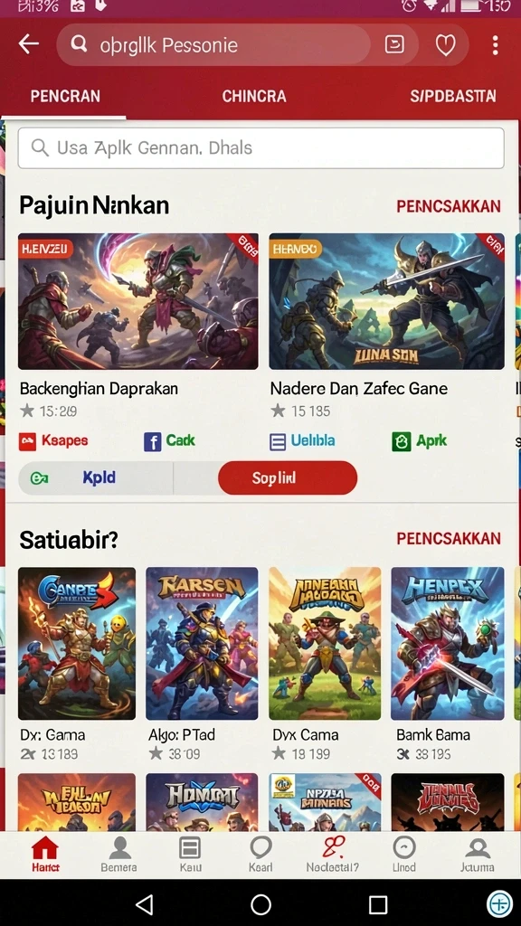 Berbagai jenis permainan togel yang tersedia.