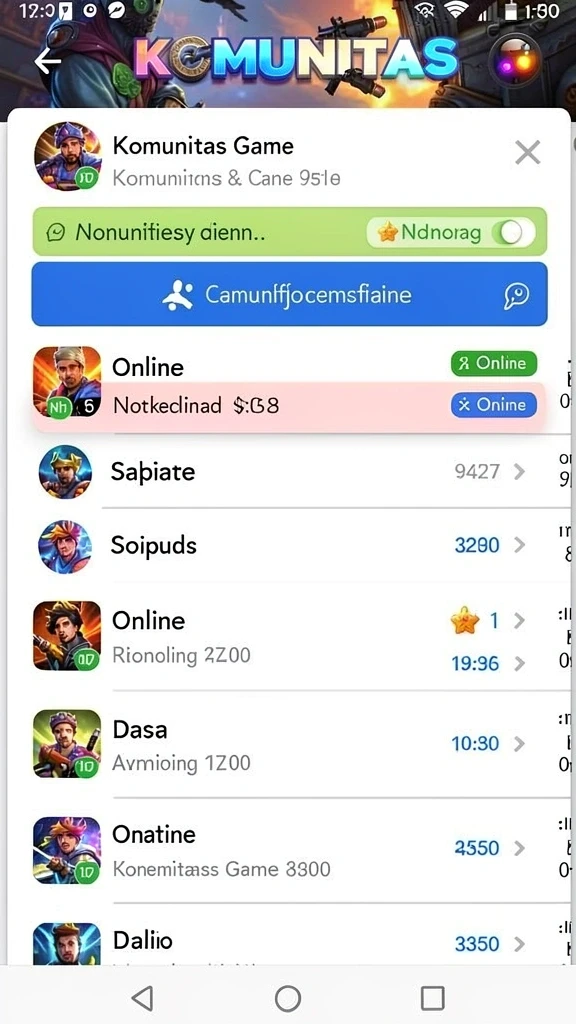 Interaksi seru antara pemain dalam mode multiplayer.