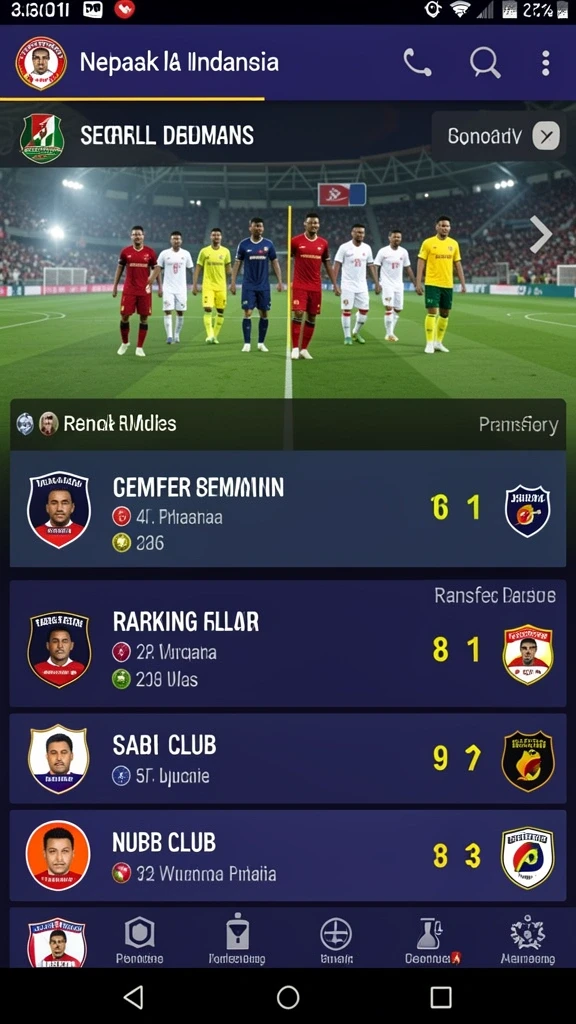 Tampilan awal yang menarik dan user-friendly.