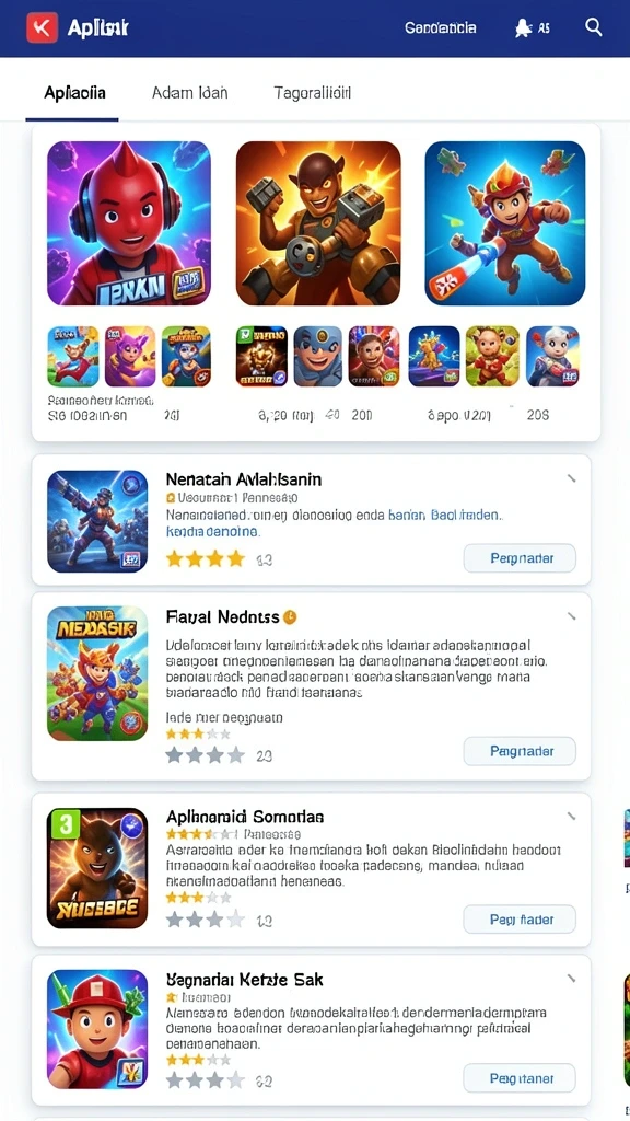 Tampilan antarmuka yang menarik dan mudah digunakan.