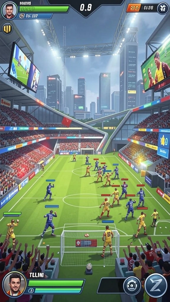 Tampilan grafis yang menawan dan penuh warna.