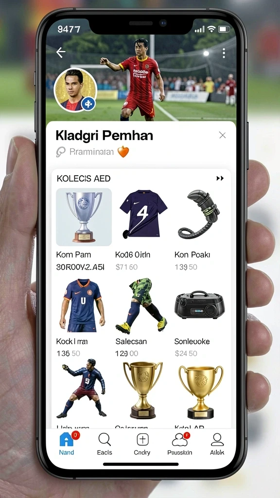 Tampilan karakter utama yang menawan.