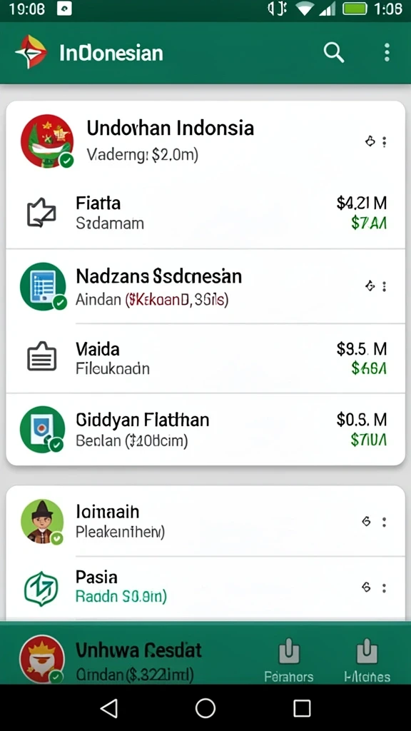 Screenshot permainan dengan tampilan antarmuka yang menarik.