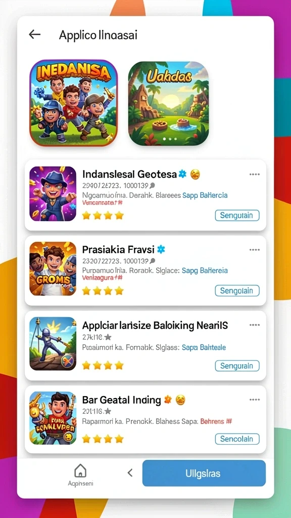 Tampilan awal yang memukau dan interaktif.