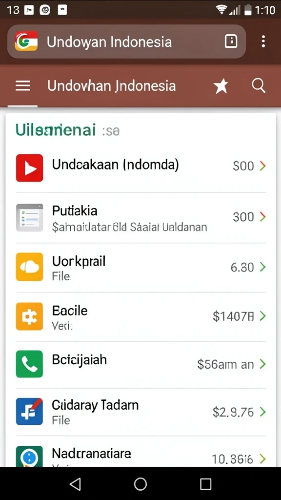 Screenshot menunjukkan antarmuka aplikasi yang user-friendly.